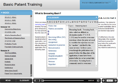 Basic Patent Training Glossary
