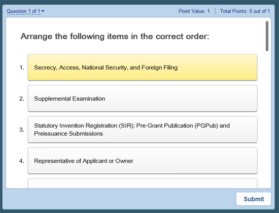 MPEP Chapter Sequence Questions